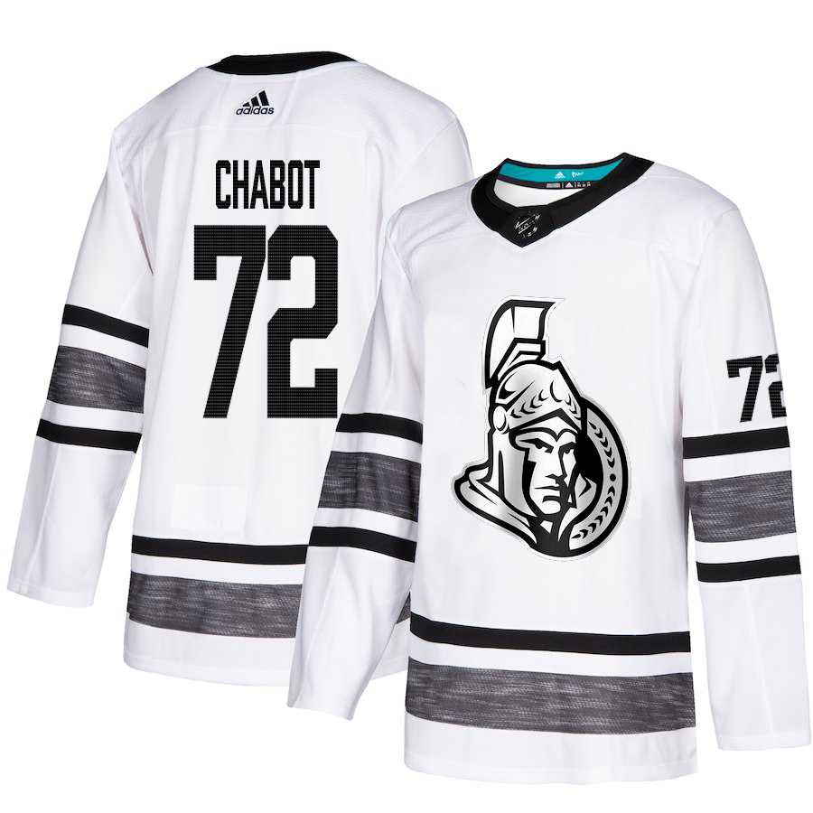 Adidas Senators #72 Thomas Chabot White Authentic 2019 All-Star Stitched NHL Jersey