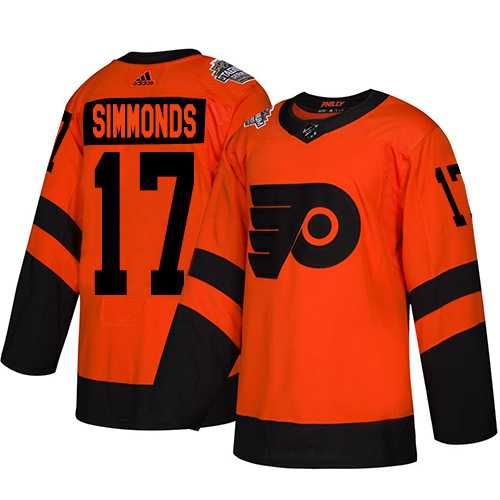 Adidas Flyers #17 Wayne Simmonds Orange Authentic 2019 Stadium Series Stitched NHL Jersey