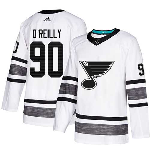 Adidas Blues #90 Ryan O'Reilly White Authentic 2019 All-Star Stitched NHL Jersey