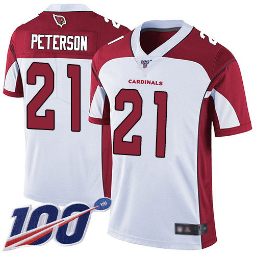 Cardinals #21 Patrick Peterson White Men's Stitched Football 100th Season Vapor Limited Jersey Cardinals #21 Patrick Peterson White Men's Stitched Football 100th Season Vapor Limited Jersey