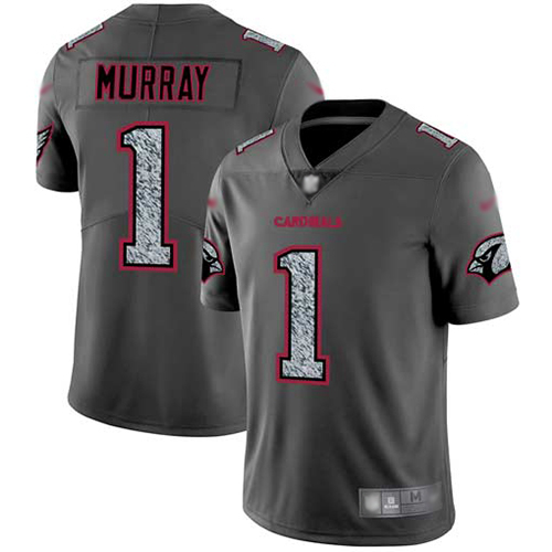 Cardinals #1 Kyler Murray Gray Static Men's Stitched Football Vapor Untouchable Limited Jersey