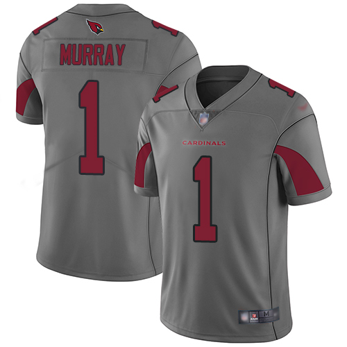 Cardinals #1 Kyler Murray Silver Men's Stitched Football Limited Inverted Legend Jersey