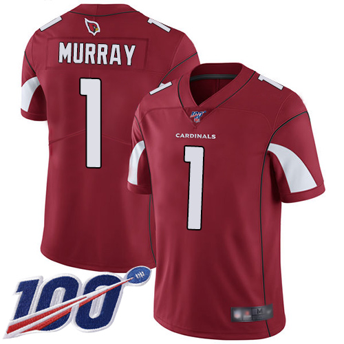 Cardinals #1 Kyler Murray Red Team Color Men's Stitched Football 100th Season Vapor Limited Jersey Cardinals #1 Kyler Murray Red Team Color Men's Stitched Football 100th Season Vapor Limited Jersey