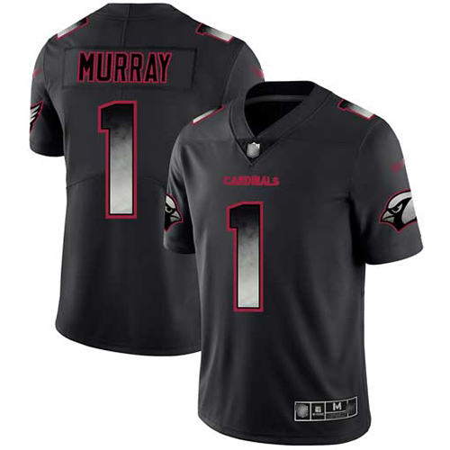 Cardinals #1 Kyler Murray Black Men's Stitched Football Vapor Untouchable Limited Smoke Fashion Jersey