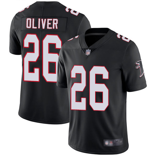 Falcons #26 Isaiah Oliver Black Alternate Men's Stitched Football Vapor Untouchable Limited Jersey
