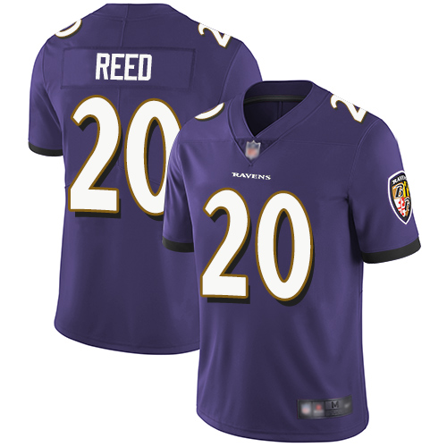 Ravens #20 Ed Reed Purple Team Color Men's Stitched Football Vapor Untouchable Limited Jersey
