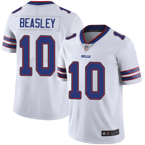 Bills #10 Cole Beasley White Men's Stitched Football Vapor Untouchable Limited Jersey