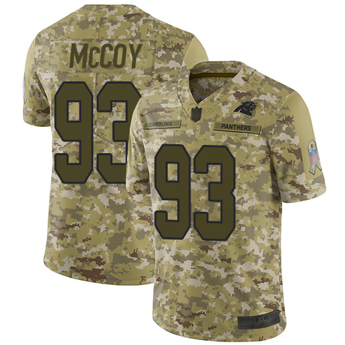 Panthers #93 Gerald McCoy Camo Men's Stitched Football Limited 2018 Salute To Service Jersey Panthers #93 Gerald McCoy Camo Men's Stitched Football Limited 2018 Salute To Service Jersey