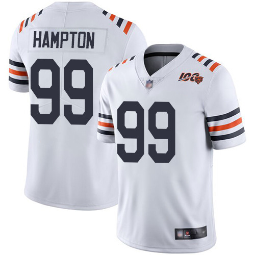 Bears #99 Dan Hampton White Alternate Men's Stitched Football Vapor Untouchable Limited 100th Season Jersey Bears #99 Dan Hampton White Alternate Men's Stitched Football Vapor Untouchable Limited 100th Season Jersey