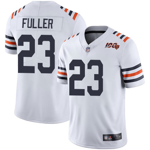 Bears #23 Kyle Fuller White Alternate Men's Stitched Football Vapor Untouchable Limited 100th Season Jersey Bears #23 Kyle Fuller White Alternate Men's Stitched Football Vapor Untouchable Limited 100th Season Jersey