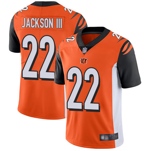 Bengals #22 William Jackson III Orange Alternate Men's Stitched Football Vapor Untouchable Limited Jersey