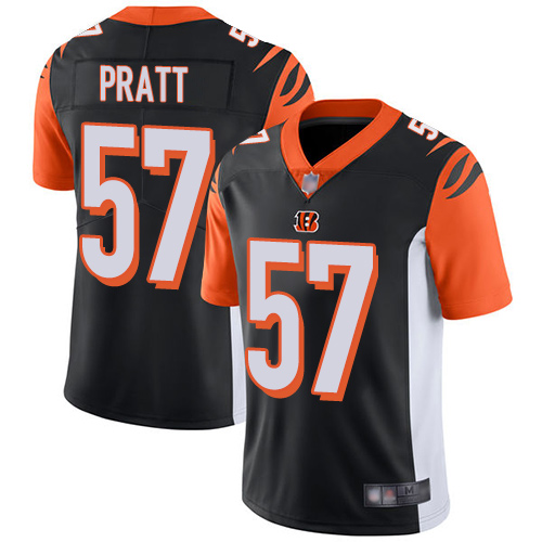 Nike Bengals #57 Germaine Pratt Black Team Color Men's Stitched NFL Vapor Untouchable Limited Jersey