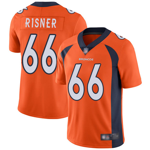 Broncos #66 Dalton Risner Orange Team Color Men's Stitched Football Vapor Untouchable Limited Jersey