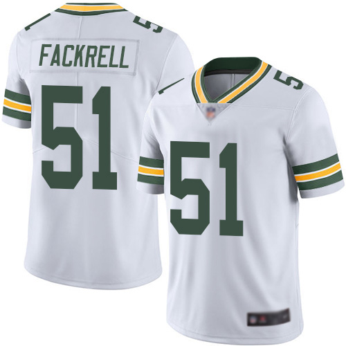 Packers #51 Kyler Fackrell White Men's Stitched Football Vapor Untouchable Limited Jersey