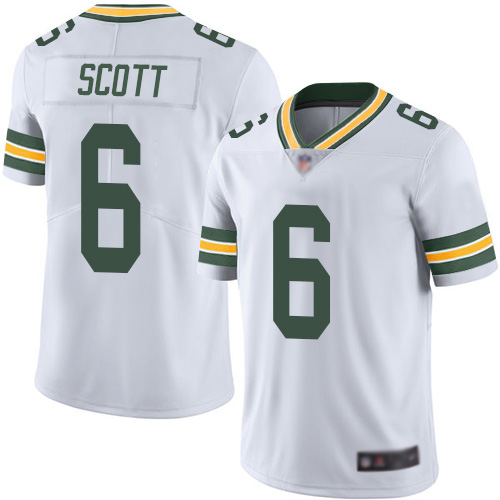 Packers #6 JK Scott White Men's Stitched Football Vapor Untouchable Limited Jersey