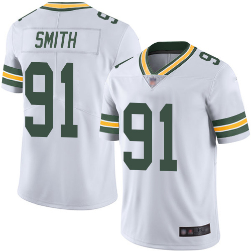 Packers #91 Preston Smith White Men's Stitched Football Vapor Untouchable Limited Jersey