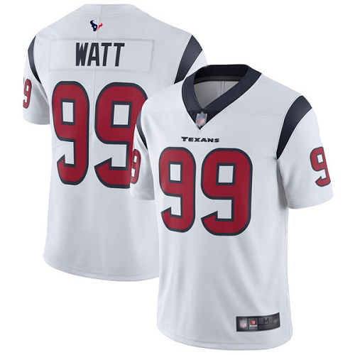 Texans #99 J.J. Watt White Men's Stitched Football Vapor Untouchable Limited Jersey