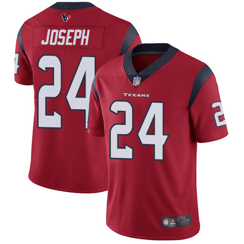 Texans #24 Johnathan Joseph Red Alternate Men's Stitched Football Vapor Untouchable Limited Jersey