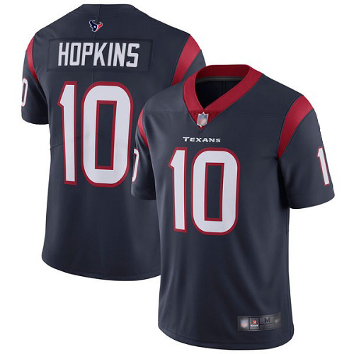 Texans #10 DeAndre Hopkins Navy Blue Team Color Men's Stitched Football Vapor Untouchable Limited Jersey Texans #10 DeAndre Hopkins Navy Blue Team Color Men's Stitched Football Vapor Untouchable Limited Jersey