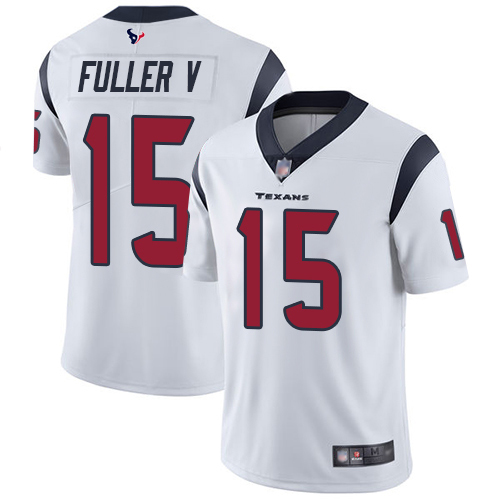 Texans #15 Will Fuller V White Men's Stitched Football Vapor Untouchable Limited Jersey