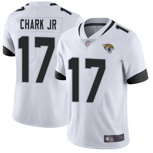 Jaguars #17 DJ Chark Jr White Men's Stitched Football Vapor Untouchable Limited Jersey