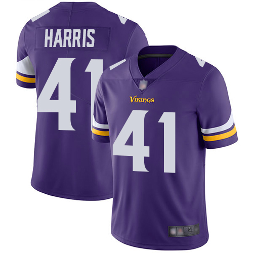 Vikings #41 Anthony Harris Purple Team Color Men's Stitched Football Vapor Untouchable Limited Jersey