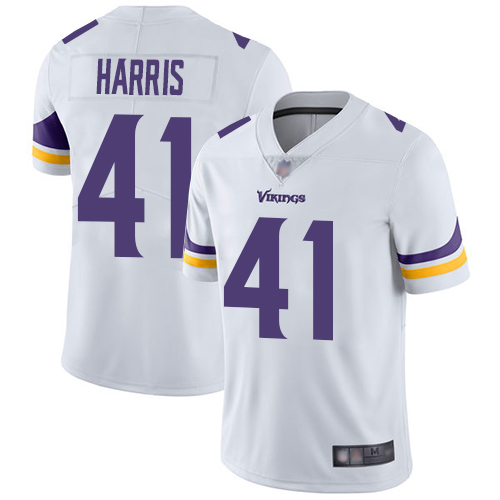 Vikings #41 Anthony Harris White Men's Stitched Football Vapor Untouchable Limited Jersey
