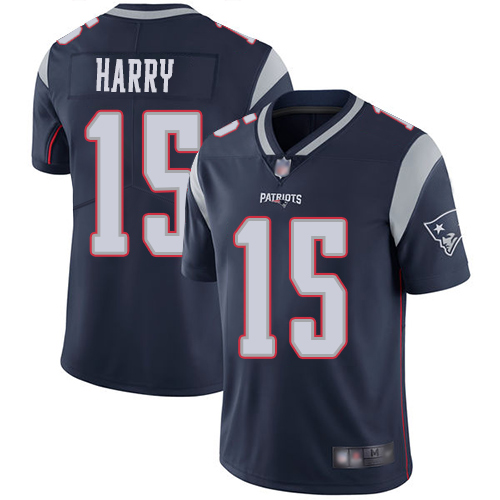 Patriots #15 N'Keal Harry Navy Blue Team Color Men's Stitched Football Vapor Untouchable Limited Jersey