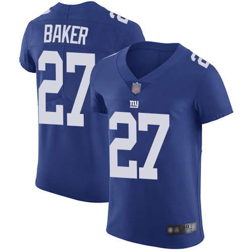 Giants #27 Deandre Baker Royal Blue Team Color Men's Stitched Football Vapor Untouchable Elite Jersey