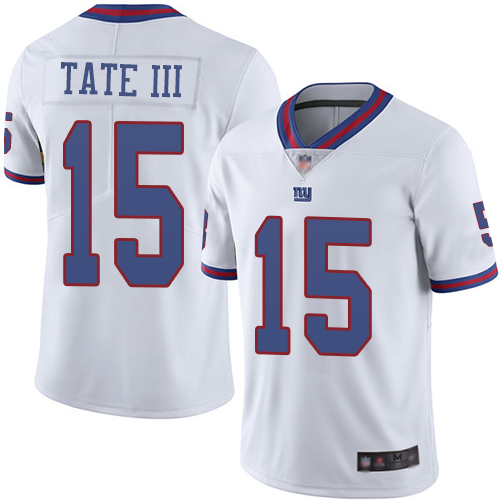 Giants #15 Golden Tate III White Men's Stitched Football Limited Rush Jersey Giants #15 Golden Tate III White Men's Stitched Football Limited Rush Jersey