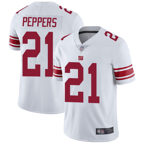 Giants #21 Jabrill Peppers White Men's Stitched Football Vapor Untouchable Limited Jersey Giants #21 Jabrill Peppers White Men's Stitched Football Vapor Untouchable Limited Jersey
