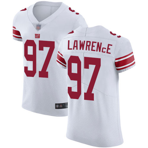 Giants #97 Dexter Lawrence White Men's Stitched Football Vapor Untouchable Elite Jersey