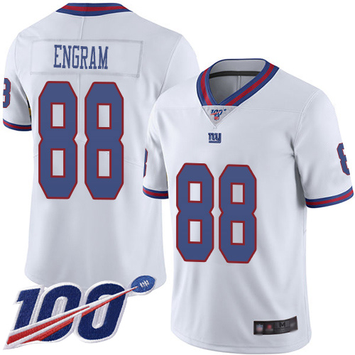 Giants #88 Evan Engram White Men's Stitched Football Limited Rush 100th Season Jersey Giants #88 Evan Engram White Men's Stitched Football Limited Rush 100th Season Jersey