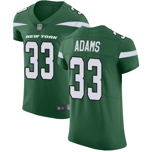 Nike Jets #33 Jamal Adams Green Team Color Men's Stitched NFL Vapor Untouchable Elite Jersey