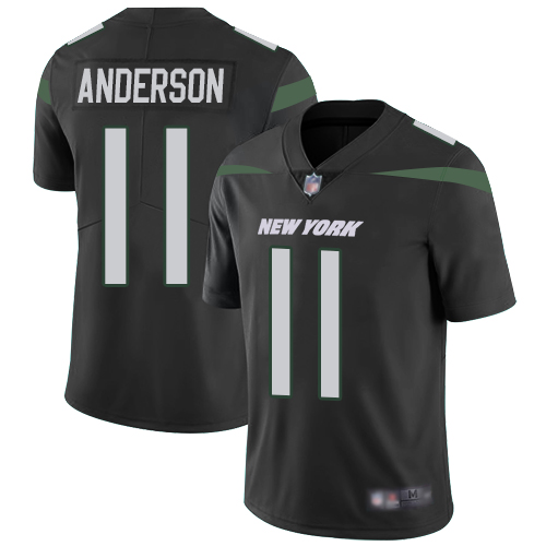 Nike Jets #11 Robby Anderson Black Alternate Men's Stitched NFL Vapor Untouchable Limited Jersey