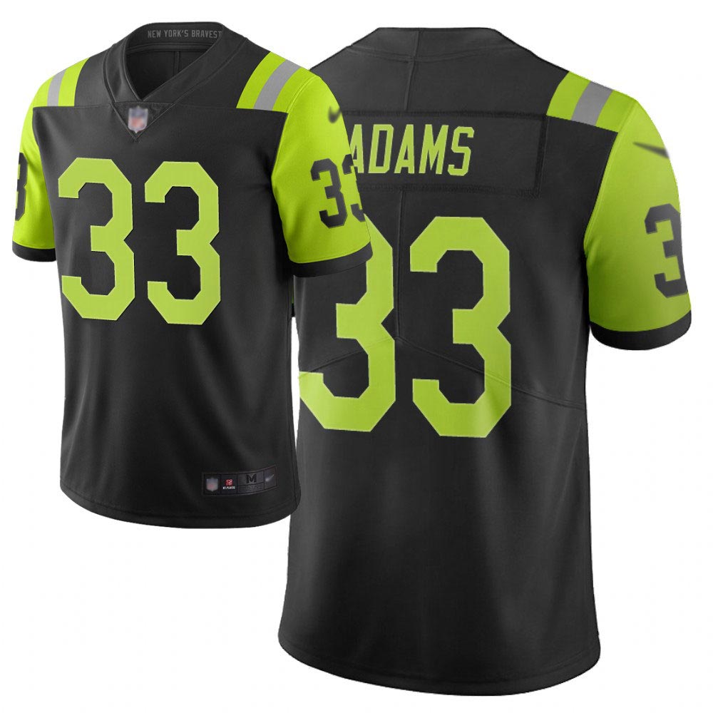 Jets #33 Jamal Adams Black Men's Stitched Football Limited City Edition Jersey