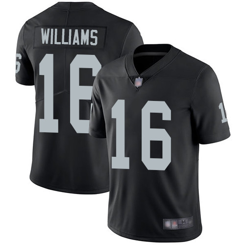 Raiders #16 Tyrell Williams Black Team Color Men's Stitched Football Vapor Untouchable Limited Jersey