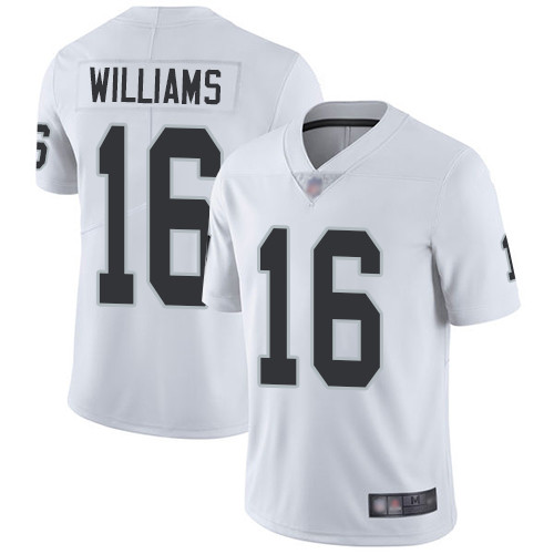 Raiders #16 Tyrell Williams White Men's Stitched Football Vapor Untouchable Limited Jersey