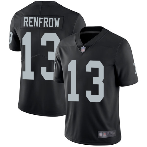Raiders #13 Hunter Renfrow Black Team Color Men's Stitched Football Vapor Untouchable Limited Jersey Raiders #13 Hunter Renfrow Black Team Color Men's Stitched Football Vapor Untouchable Limited Jersey