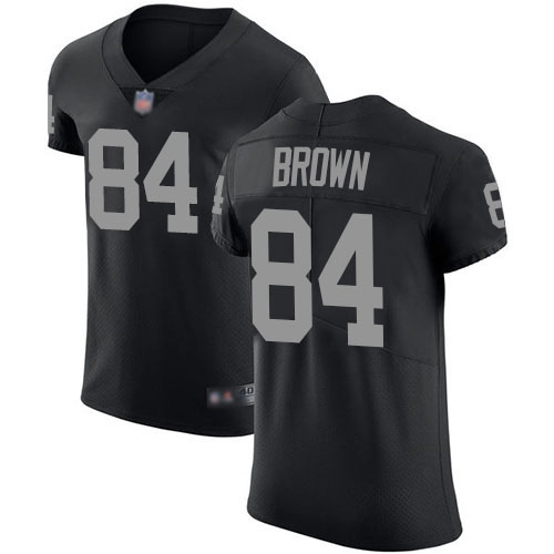 Nike Raiders #84 Antonio Brown Black Team Color Men's Stitched NFL Vapor Untouchable Elite Jersey