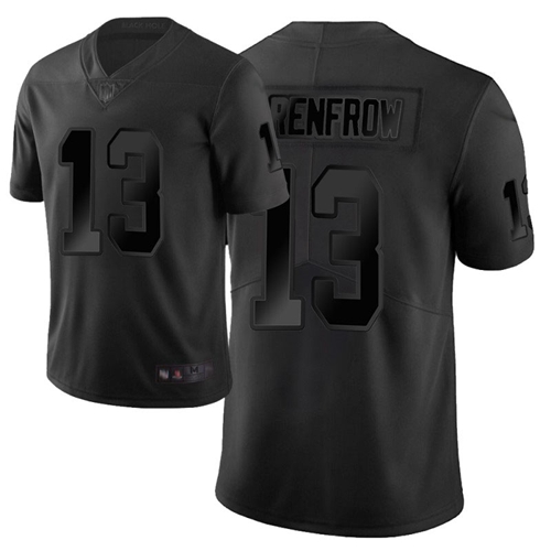 Raiders #13 Hunter Renfrow Black Men's Stitched Football Limited City Edition Jersey