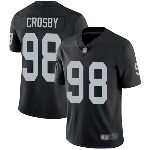 Raiders #98 Maxx Crosby Black Team Color Men's Stitched Football Vapor Untouchable Limited Jersey