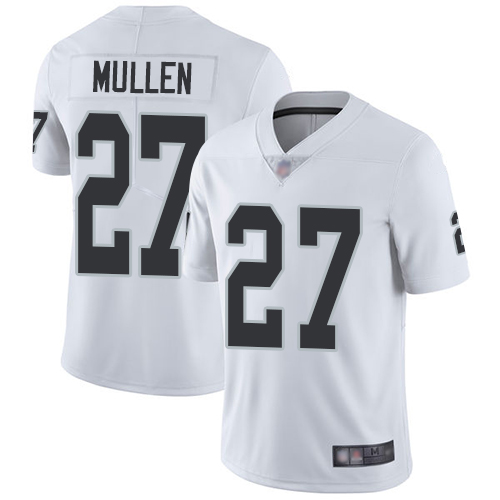 Raiders #27 Trayvon Mullen White Men's Stitched Football Vapor Untouchable Limited Jersey