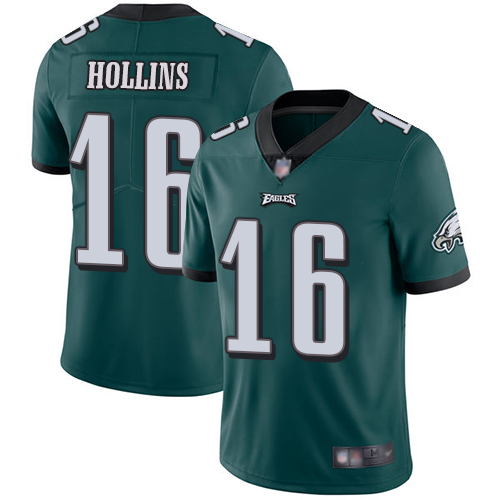 Eagles #16 Mack Hollins Midnight Green Team Color Men's Stitched Football Vapor Untouchable Limited Jersey