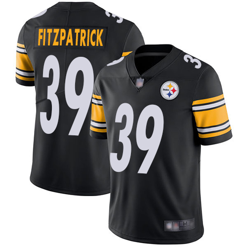 Steelers #39 Minkah Fitzpatrick Black Team Color Men's Stitched Football Vapor Untouchable Limited Jersey