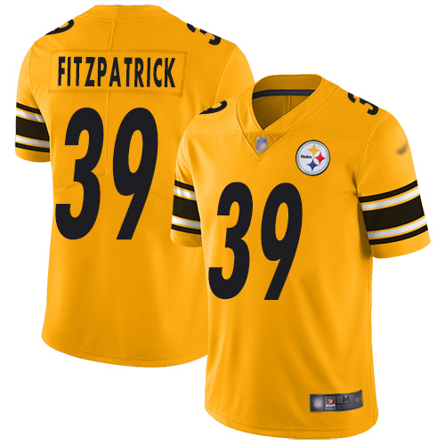 Steelers #39 Minkah Fitzpatrick Gold Men's Stitched Football Limited Inverted Legend Jersey