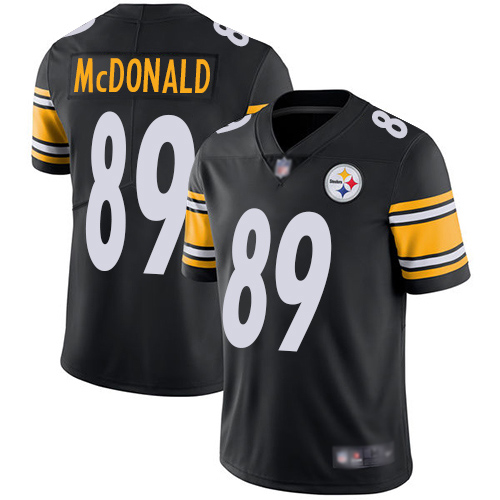 Steelers #89 Vance McDonald Black Team Color Men's Stitched Football Vapor Untouchable Limited Jersey