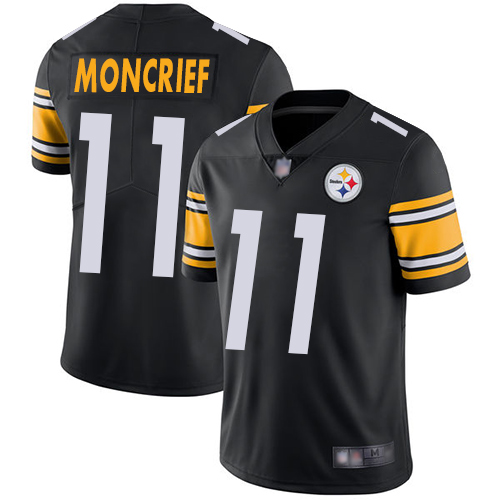 Steelers #11 Donte Moncrief Black Team Color Men's Stitched Football Vapor Untouchable Limited Jersey