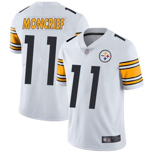 Steelers #11 Donte Moncrief White Men's Stitched Football Vapor Untouchable Limited Jersey