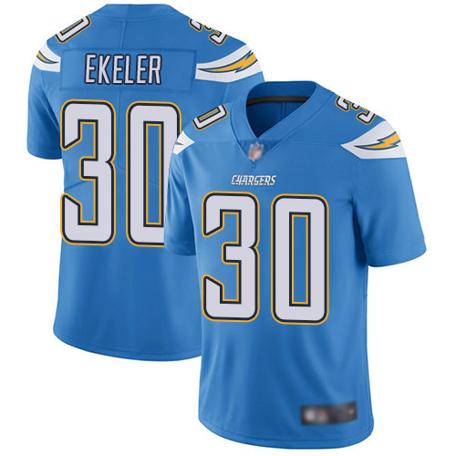 Chargers #30 Austin Ekeler Electric Blue Alternate Men's Stitched Football Vapor Untouchable Limited Jersey